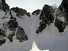 Photo de montagne, ski rando: Le Rocher Blanc: couloir de descente